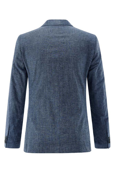 Club Of Gents Paul Paco Paddy 3 Piece Slim Mix and Match Suit Blue