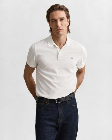 Gant Clothing Regular Shield Short Sleeve Pique Polo