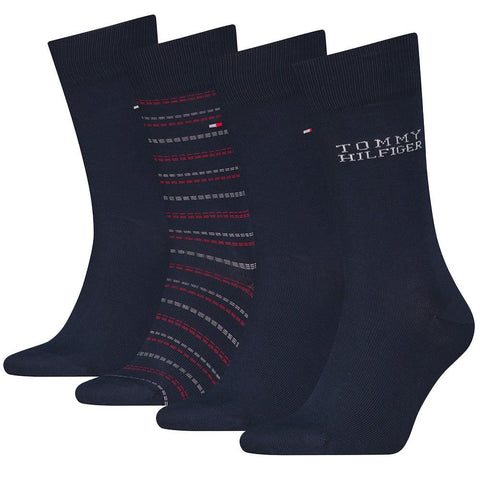 Tommy Hilfiger 4PK Tin Giftbox Socks