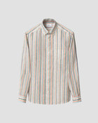 Eton Multi Striped Linen Shirt