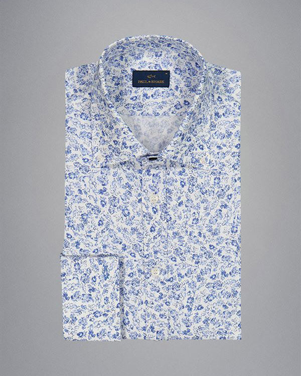 Paul & Shark Poplin Printed Shirt