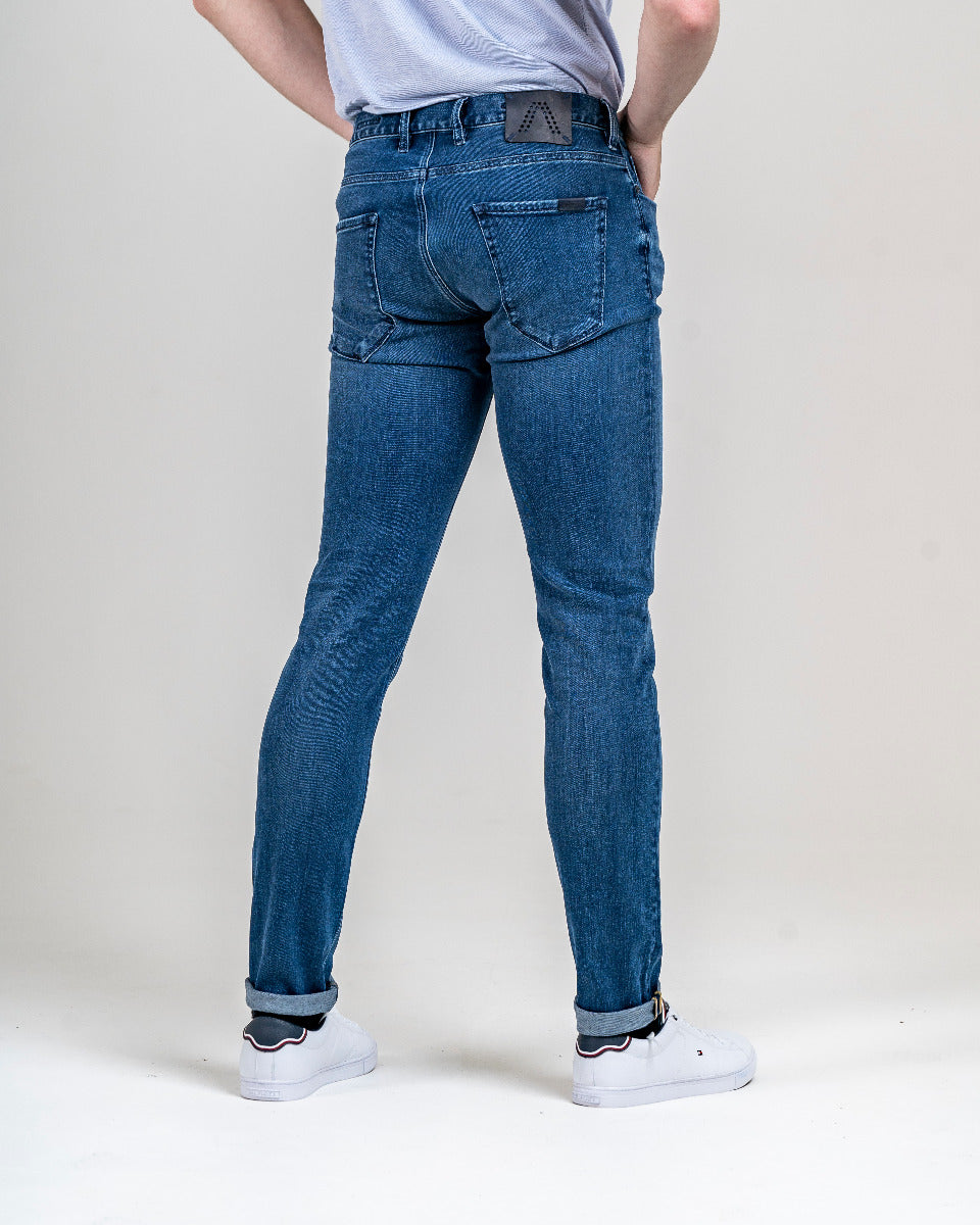 Slim Dynamic Superfit Dual FX Denim Slim Fit Jeans Dark Blue