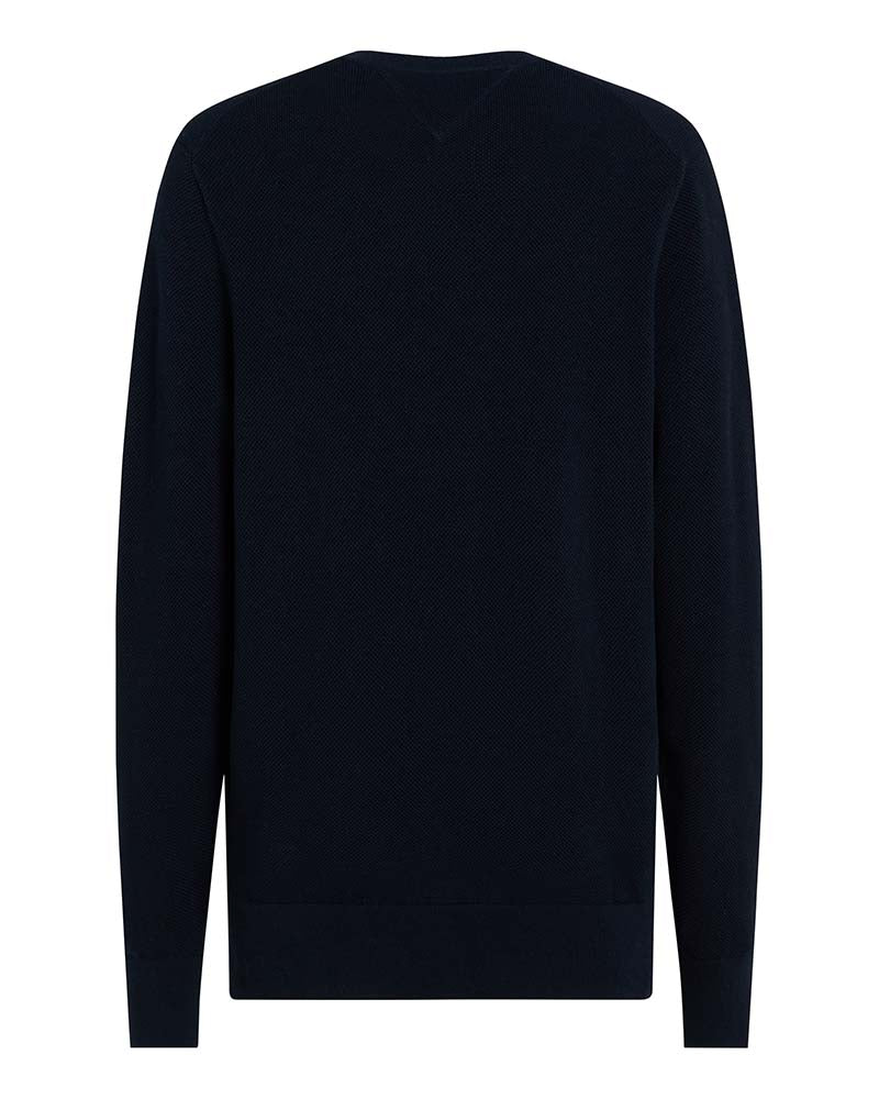 Tommy Hilfiger Flag Embroidery Textured Jumper