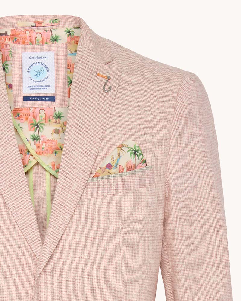 A Fish Named Fred Small Check Blazer