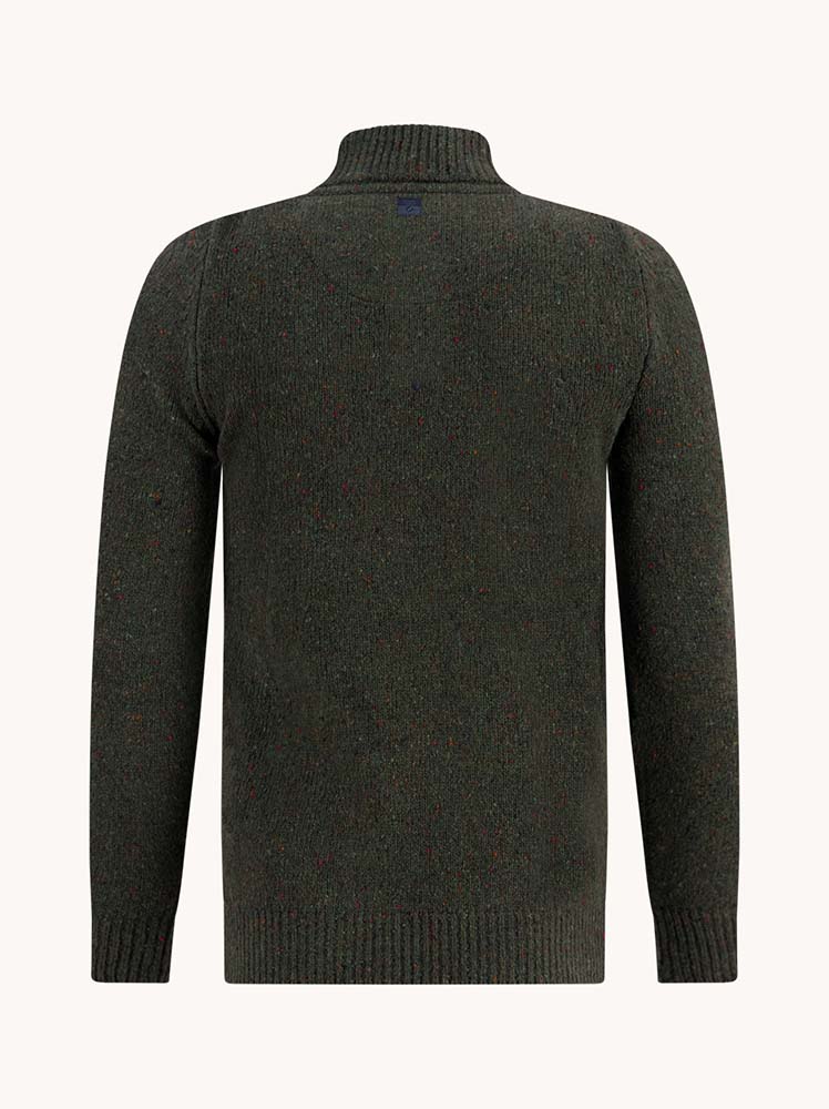 A Fish Named Fred Mock Button Knit
