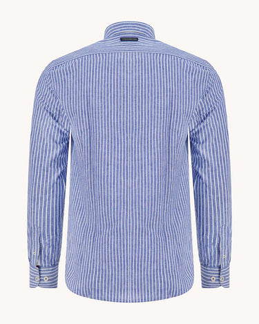 A Fish Named Fred Linen Stripe Shirt
