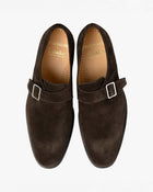 Loake 357 Dark Brown Calf Leather Monk Strap Shoe