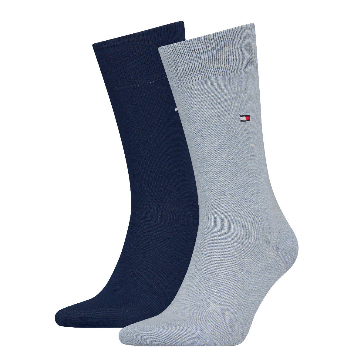 2PK Slub Socks Navy/Blue