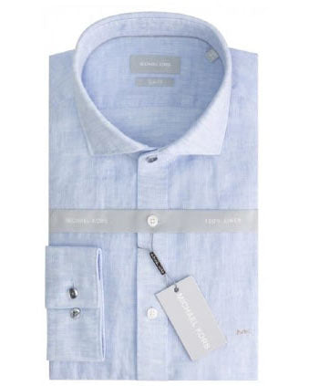 Michael Kors Linen Slim Fit Shirt