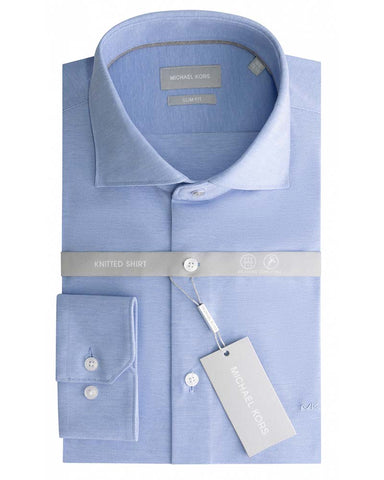 Michael Kors Solid Pique Slim Shirt