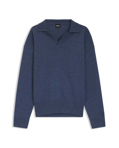 Boss Black C-Ucari Johnny Collar Long Sleeve Polo