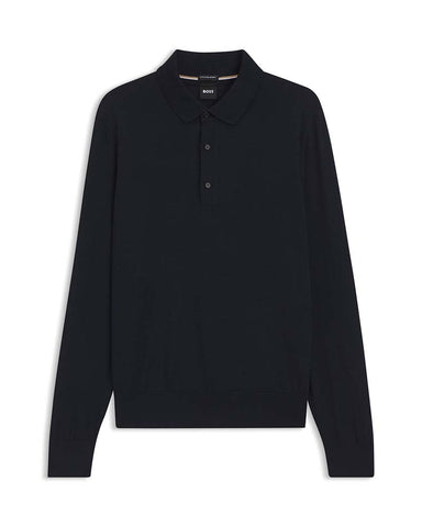 Boss Black H-Lancione Long Sleeve Regular Fit Polo