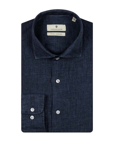Thomas Maine Roma Modern Fit Linen Shirt
