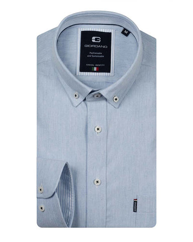 Giordano Dino Peached Oxford Shirt