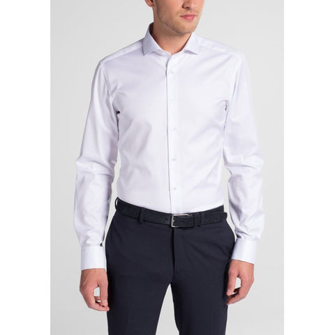 Slim Fit Twill Cover Shirt Uni