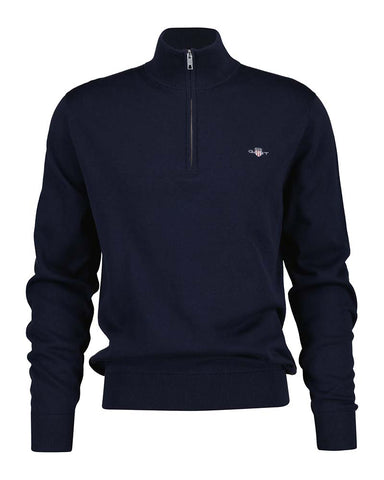 Gant Clothing Classic Cotton Half-Zip Sweater