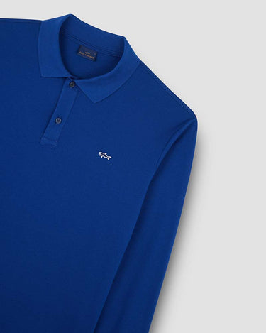 Paul & Shark Double Cotton Long Sleeve Polo