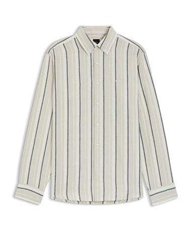 Boss Orange Ricoplus Regular Fit Linen and Cotton Shirt