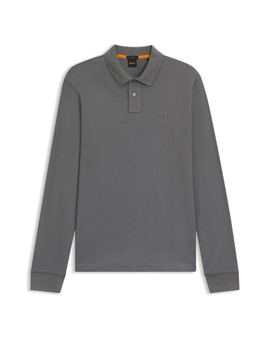 Boss Orange Passerby Slim Fit Long Sleeve Polo