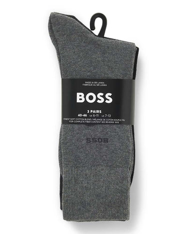 Boss Accessories Three Pack Socks