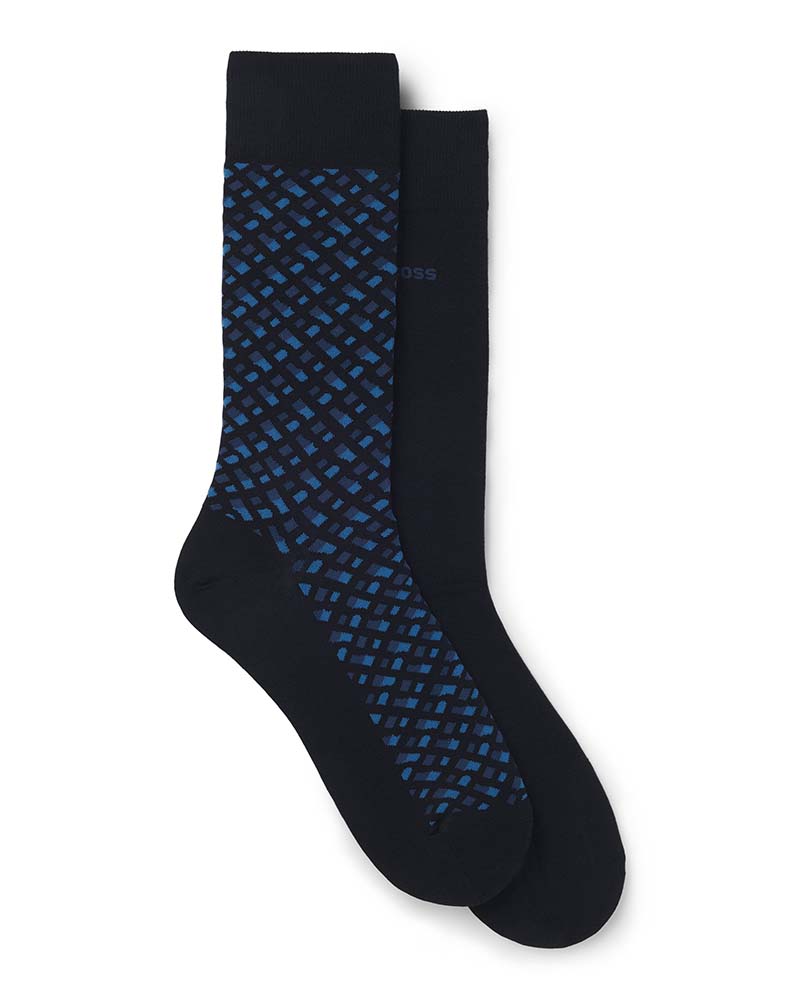 Boss Accessories 2 Pk Monogram Socks