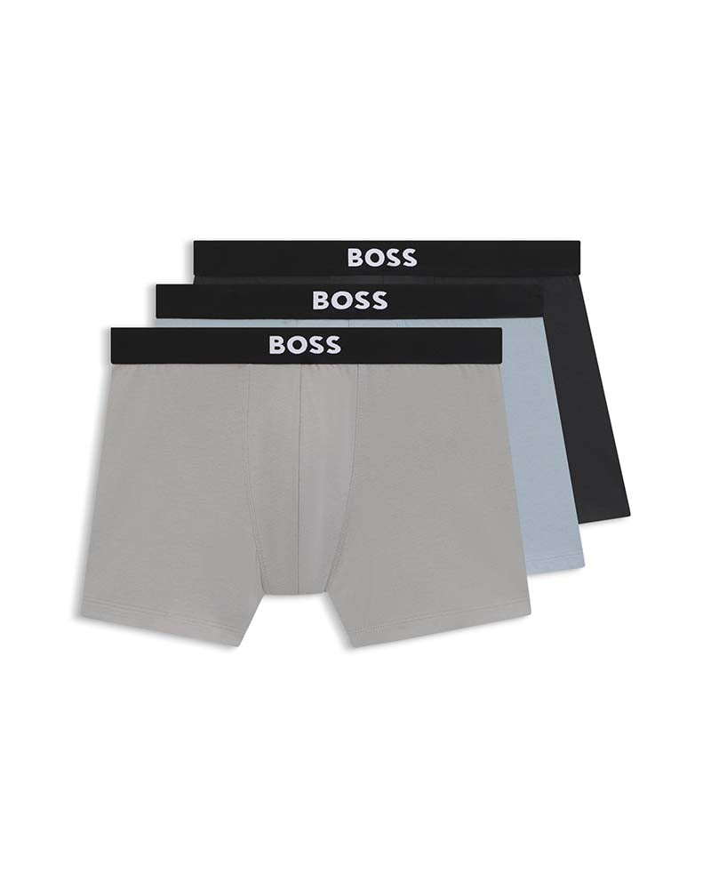 Boss Bodywear 3P Stretch-Cotton Boxer Briefs