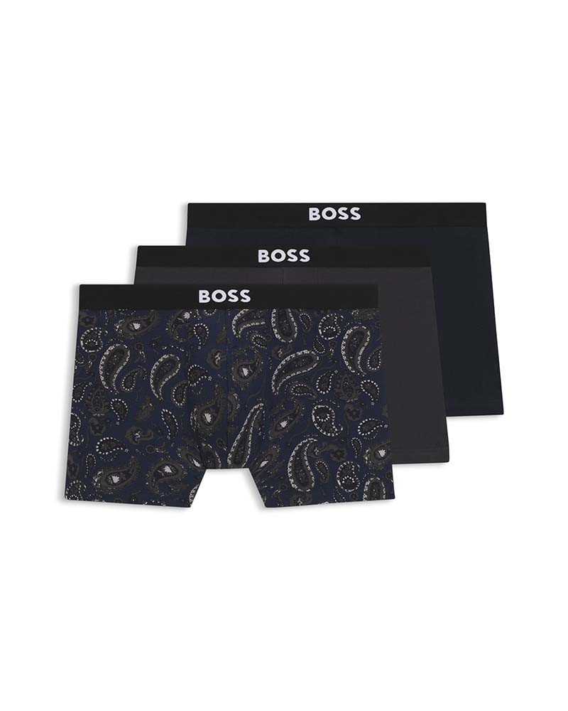 Boss Bodywear 3P Stretch-Cotton Boxer Briefs