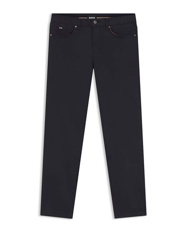 BOSS Delaware Slim Fit Jeans in Dark Blue on a white background