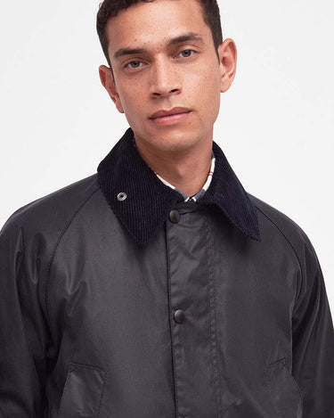 Barbour Bedale Wax Jacket, Navy 2