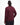 A man viewed from behind wearing a Barbour Tisbury Half Zip Jumper in Ruby burgundy knit sweater and dark pants against a plain white background.
