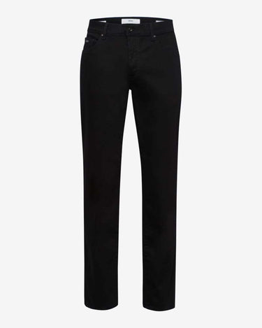 Brax Cadiz Straight Fit Jeans, Black on a white background