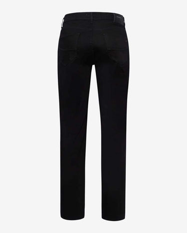 Brax Cadiz Straight Fit Jeans, Blackon a white background