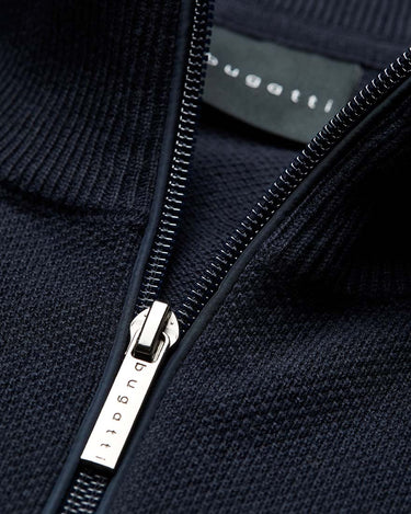 Bugatti Half Zip Sweater, Navy