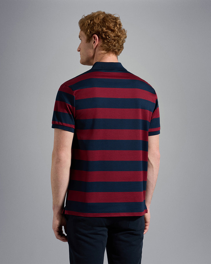 Cotton piqué Polo with iconic badge