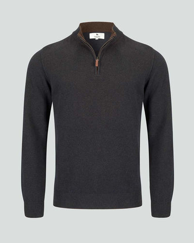 Magee Cian Cotton Micro Quater Zip
