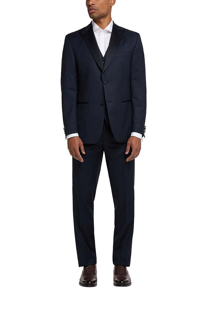Carl Gross Sky Shadow Regular 2 Piece Tuxedo Dark Blue