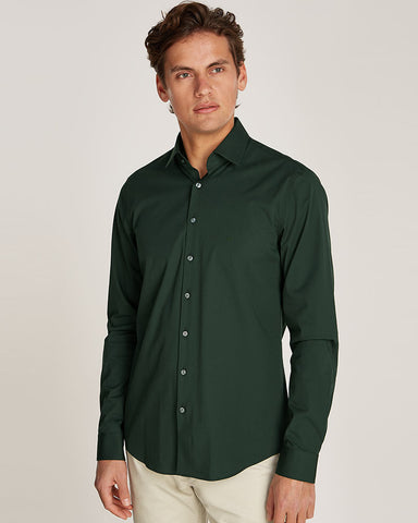 Calvin Klein Poplin Stretch Slim Shirt