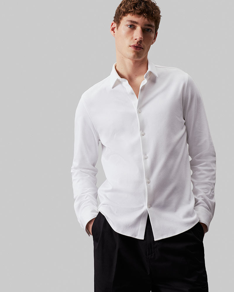 Calvin Klein Smooth Cotton Slim Shirt