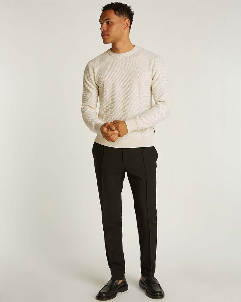 Calvin Klein Two Tone Honeycomb Sweater