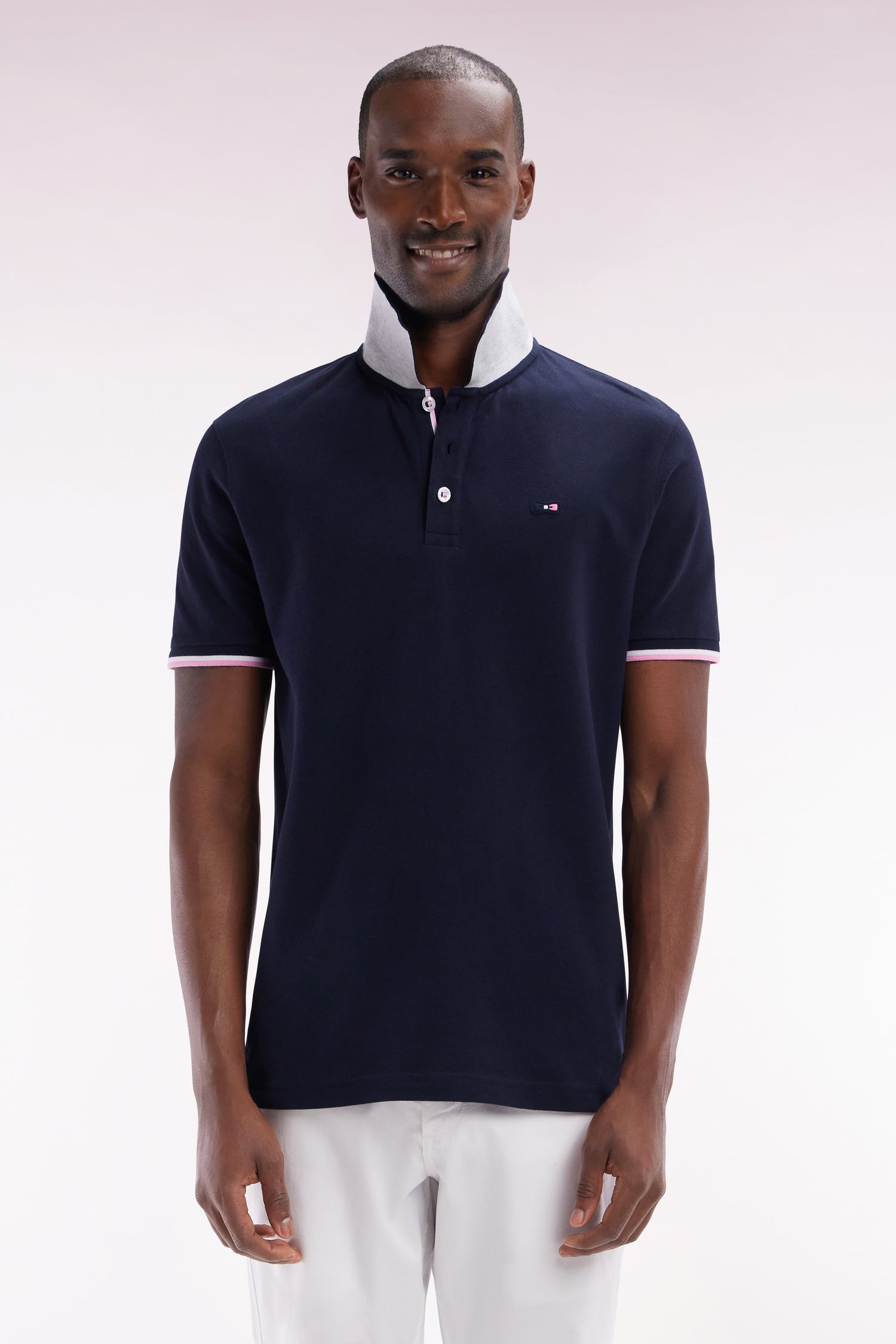 Eden Park Straight Fit Polo Contrast Collar