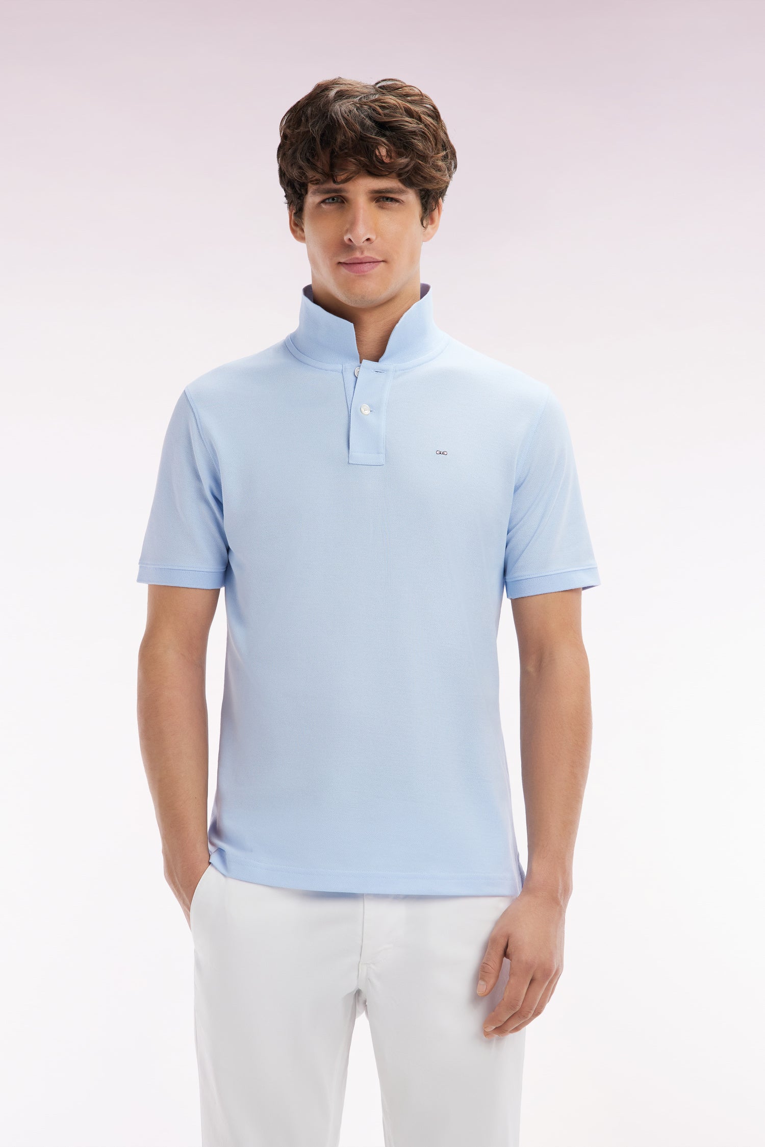Eden Park Straight Fit Pima Cotton Polo