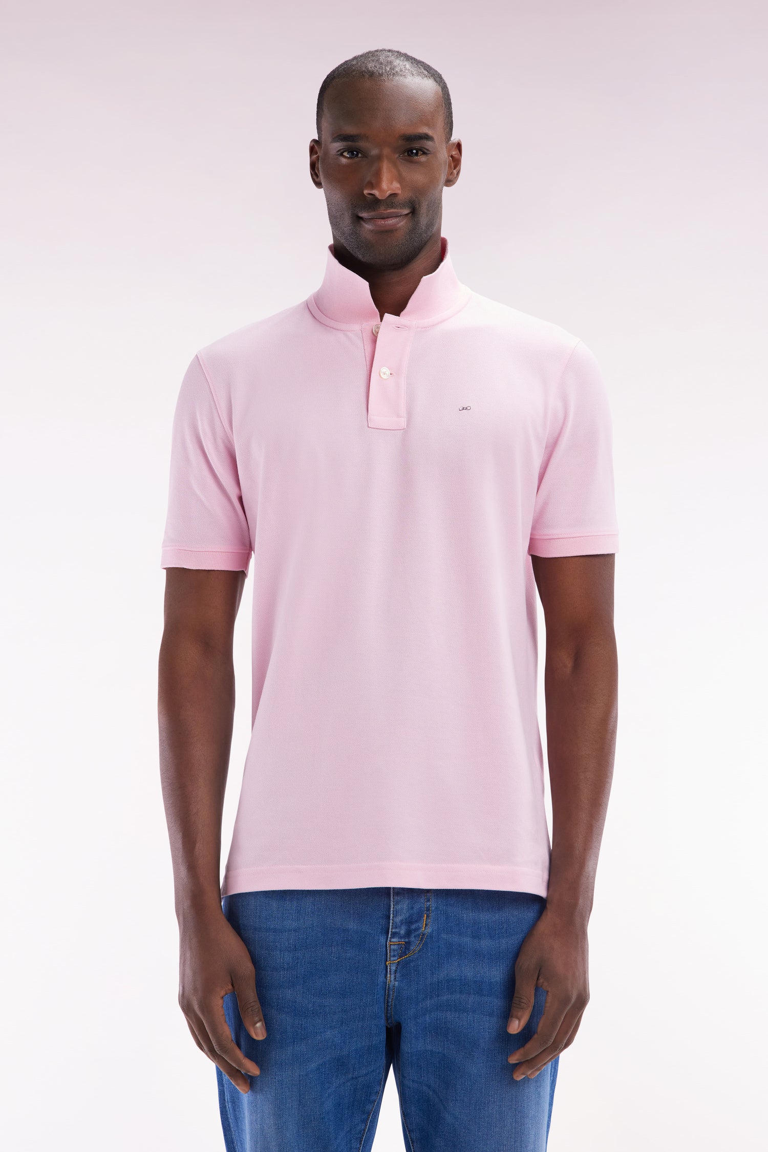 Eden Park Straight Fit Pima Cotton Polo