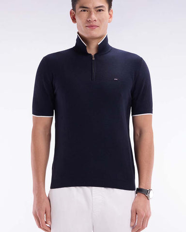 Eden Park Cotton and Cashmere Blend Polo