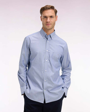 Eden Park Pinpoint Striped Cotton Shirt