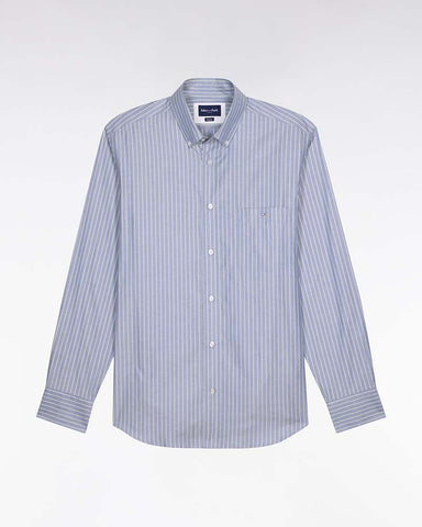 Eden Park Pinpoint Striped Cotton Shirt