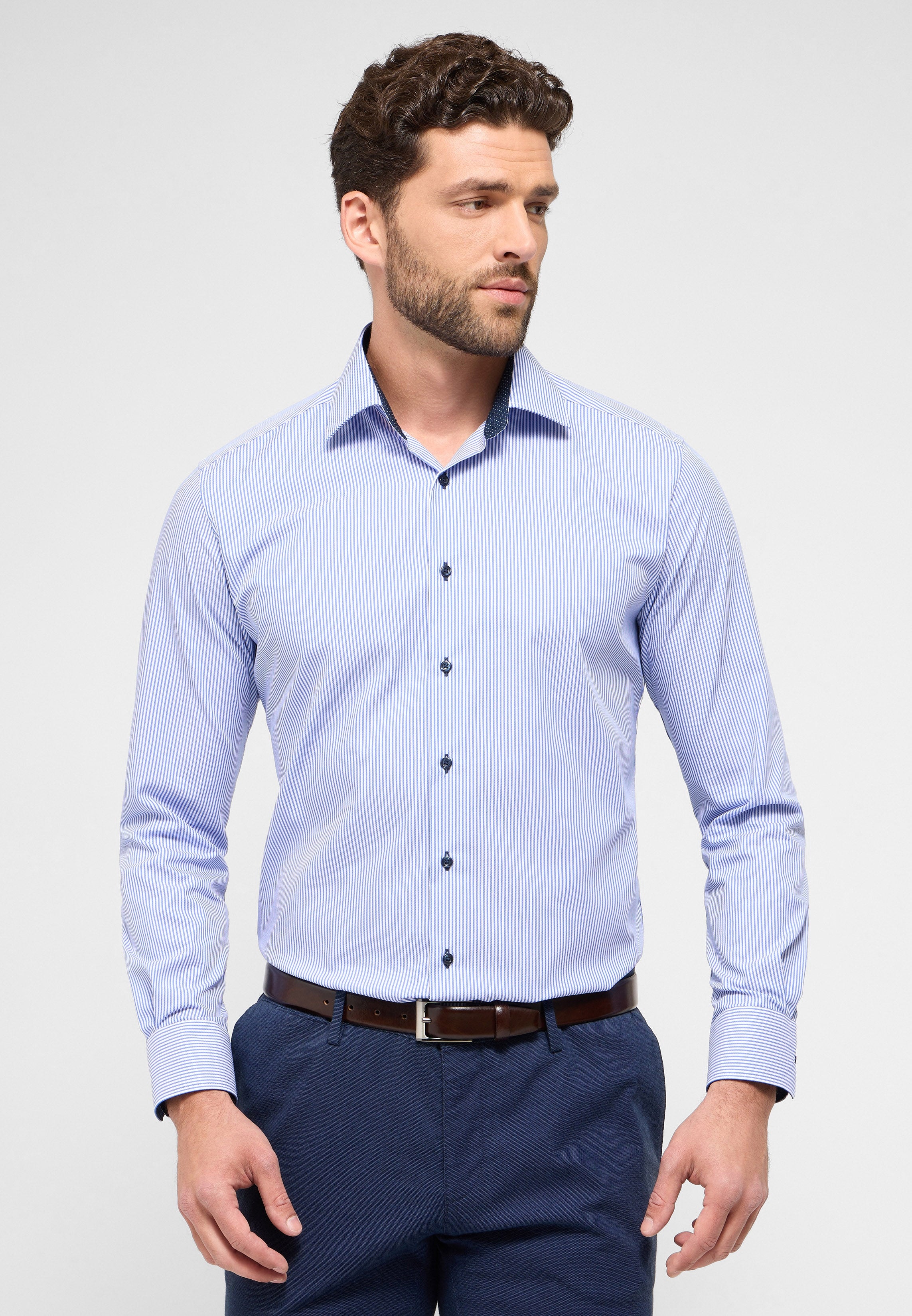 Fine Stripe Modern Fit Shirt