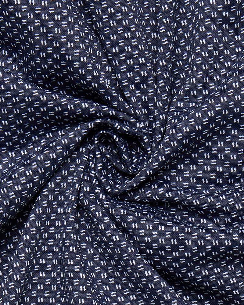 Eterna Slim Fit Japanese Knitted Jersey Shirt