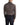 Rear view of a man wearing a Eton Filo di Scozia Jersey Slim Fit Brown Shirt tucked into dark navy trousers, against a plain white background.