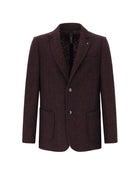 Distretto12 Bristol Melange Faux Solid Wool Blend Jacket