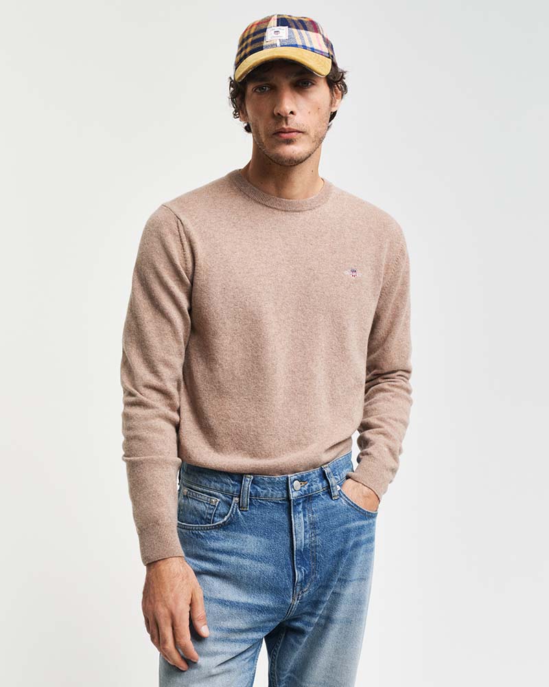 Gant Clothing Superfine Lambswool Crew Neck Sweater